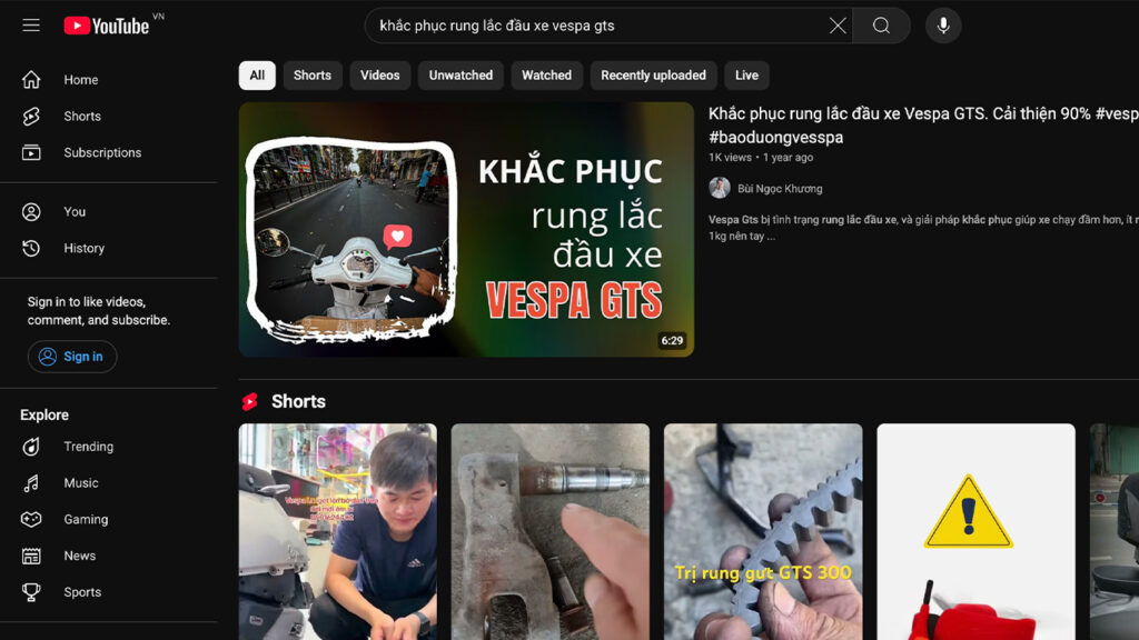 Kết quả tối ưu seo youtube