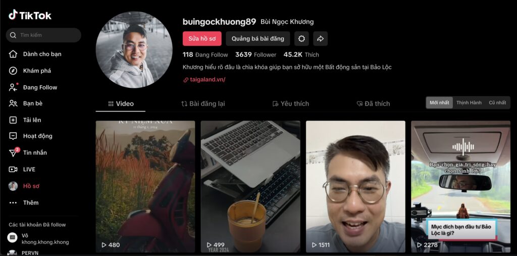Tạo tài khoản tiktok chuẩn SEO