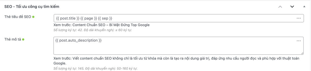 Tối ưu title và meta