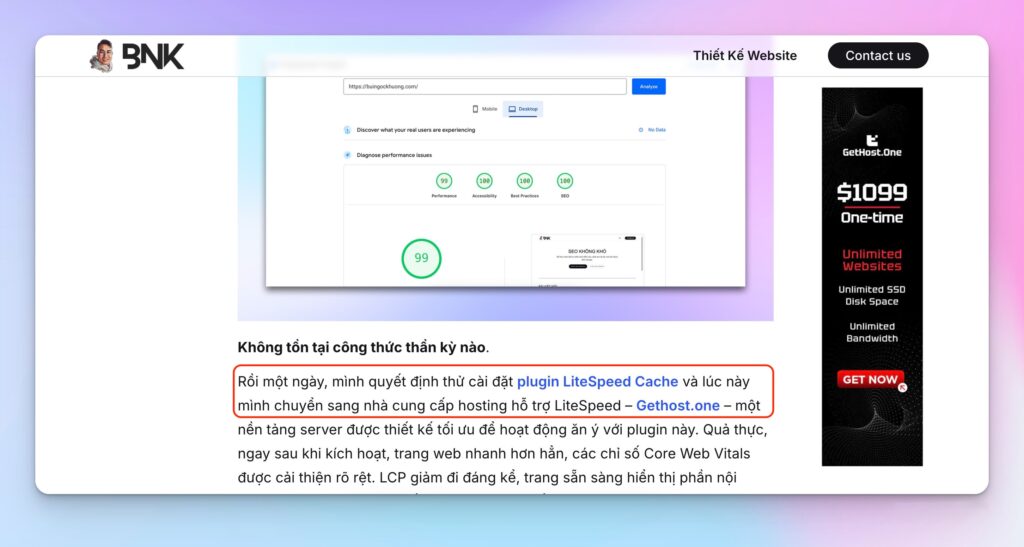 Contextual links