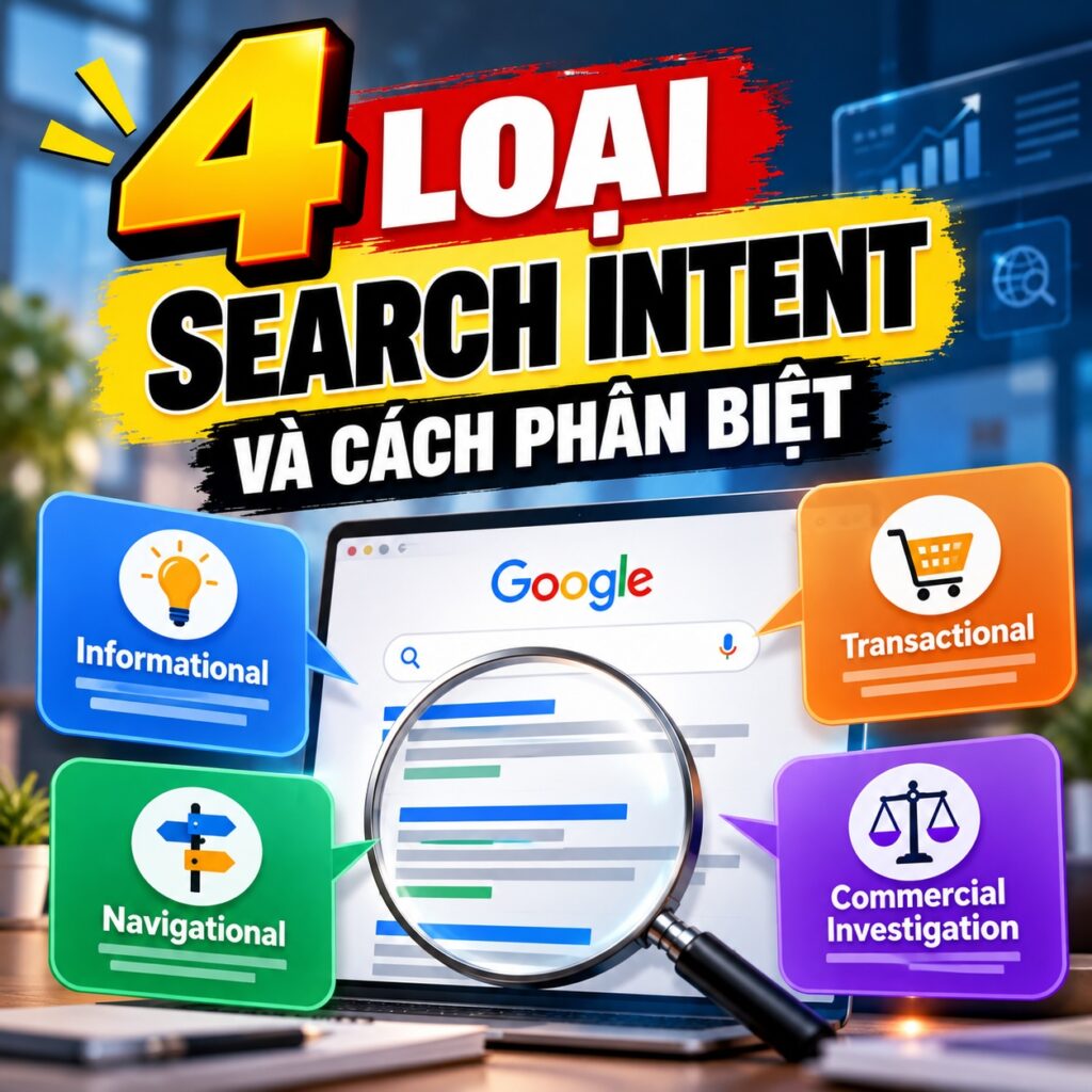 4 loại Search Intent và cách phân biệt