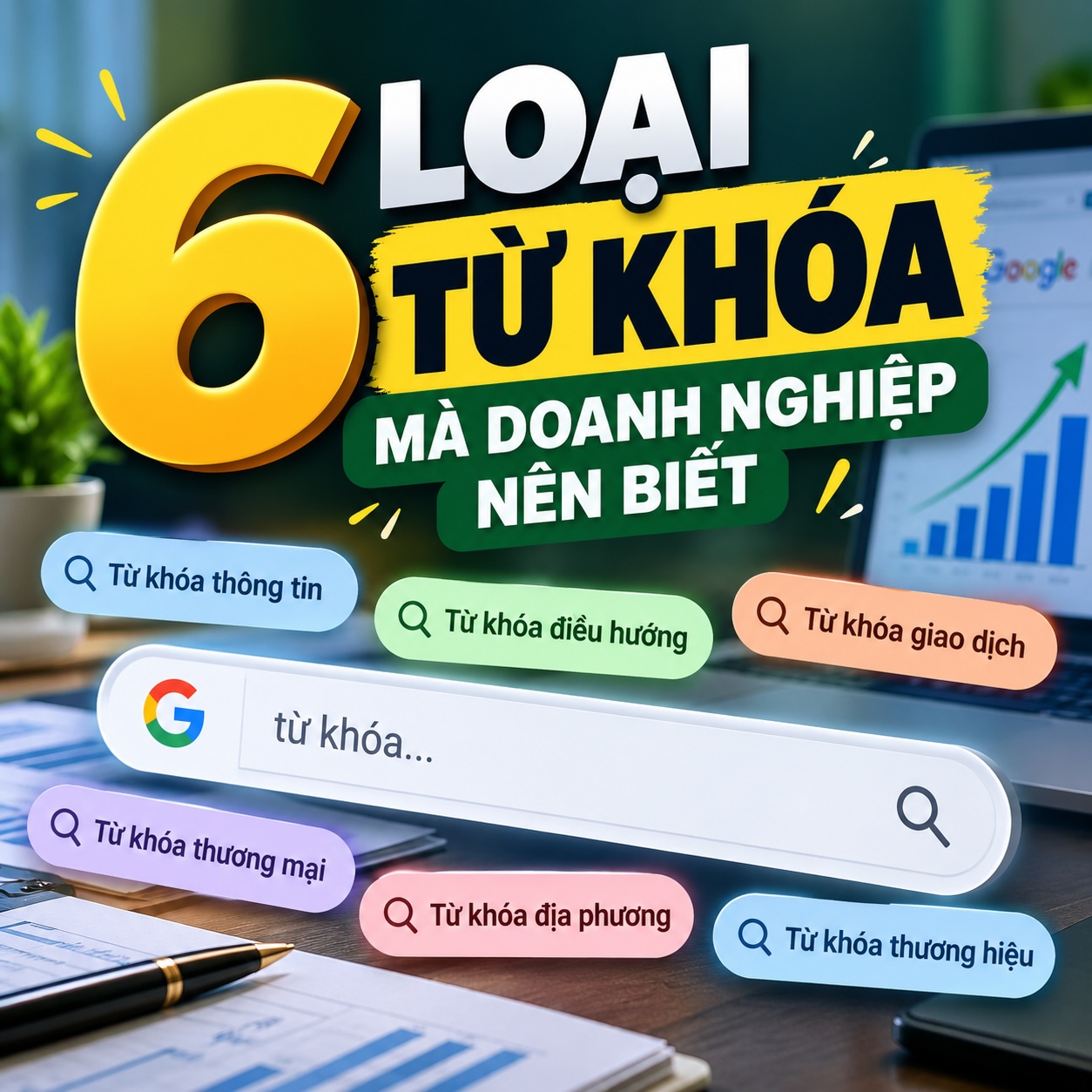 6 Loại Từ Khóa Doanh Nghiệp Nên Biết
