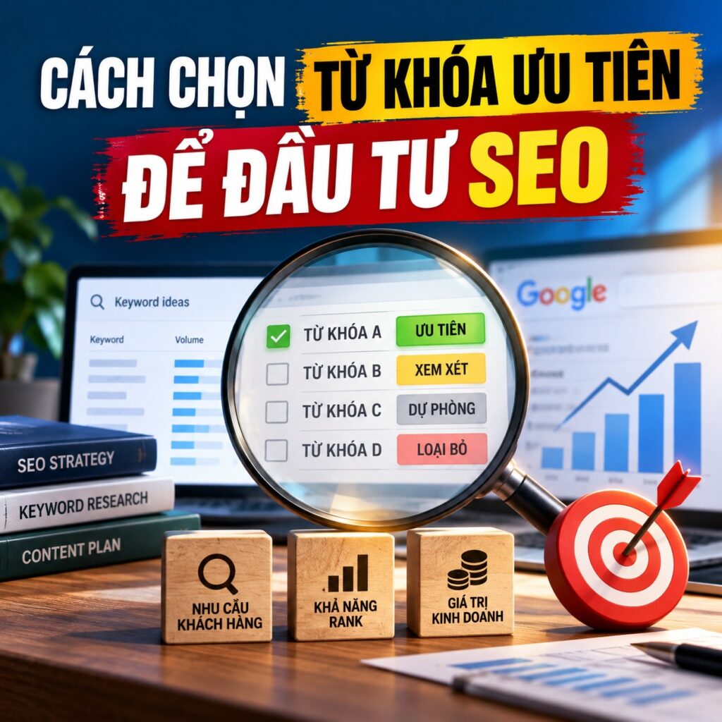 Cách Chọn Từ Khóa Ưu Tiên SEO