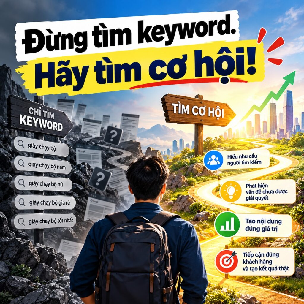 Đừng Tìm Keyword, Hãy Tìm Cơ Hội