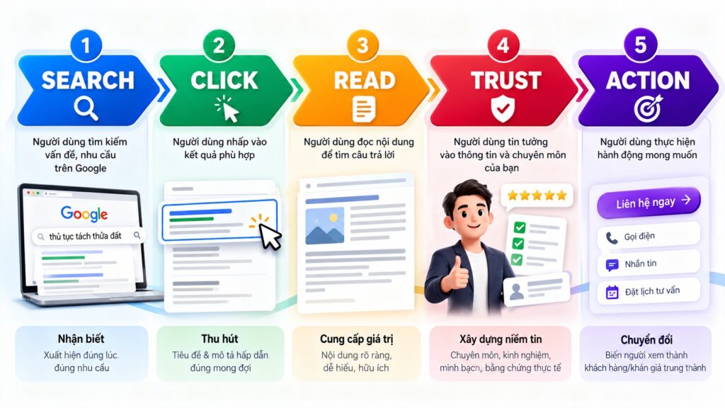 Hành trình khách hàng Từ tìm kiếm đến hành động