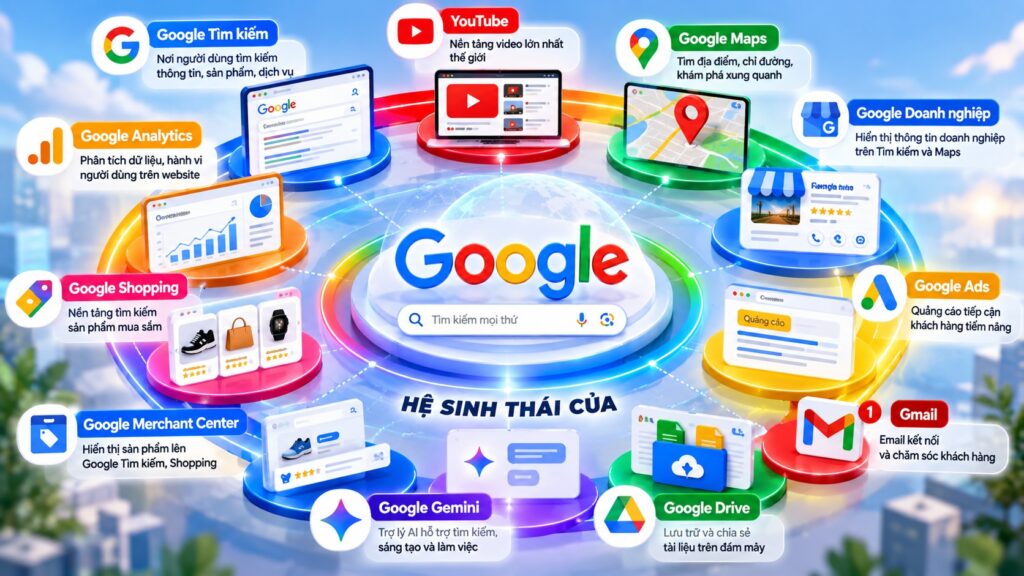 Hệ sinh thái Google đa nền tảng