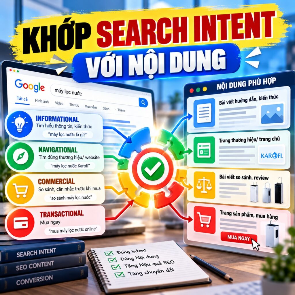 Khớp Search Intent với Nội Dung