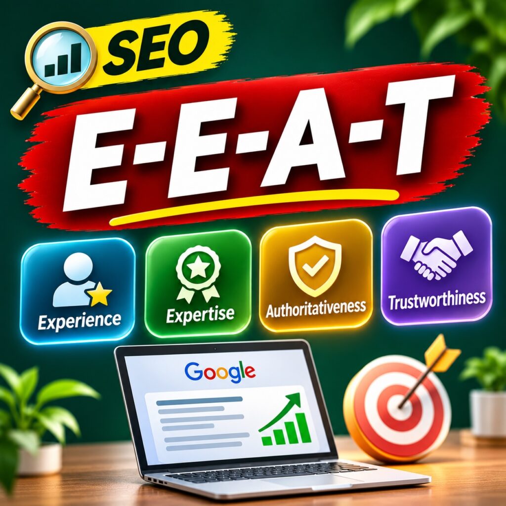 Minh họa SEO và E E A T