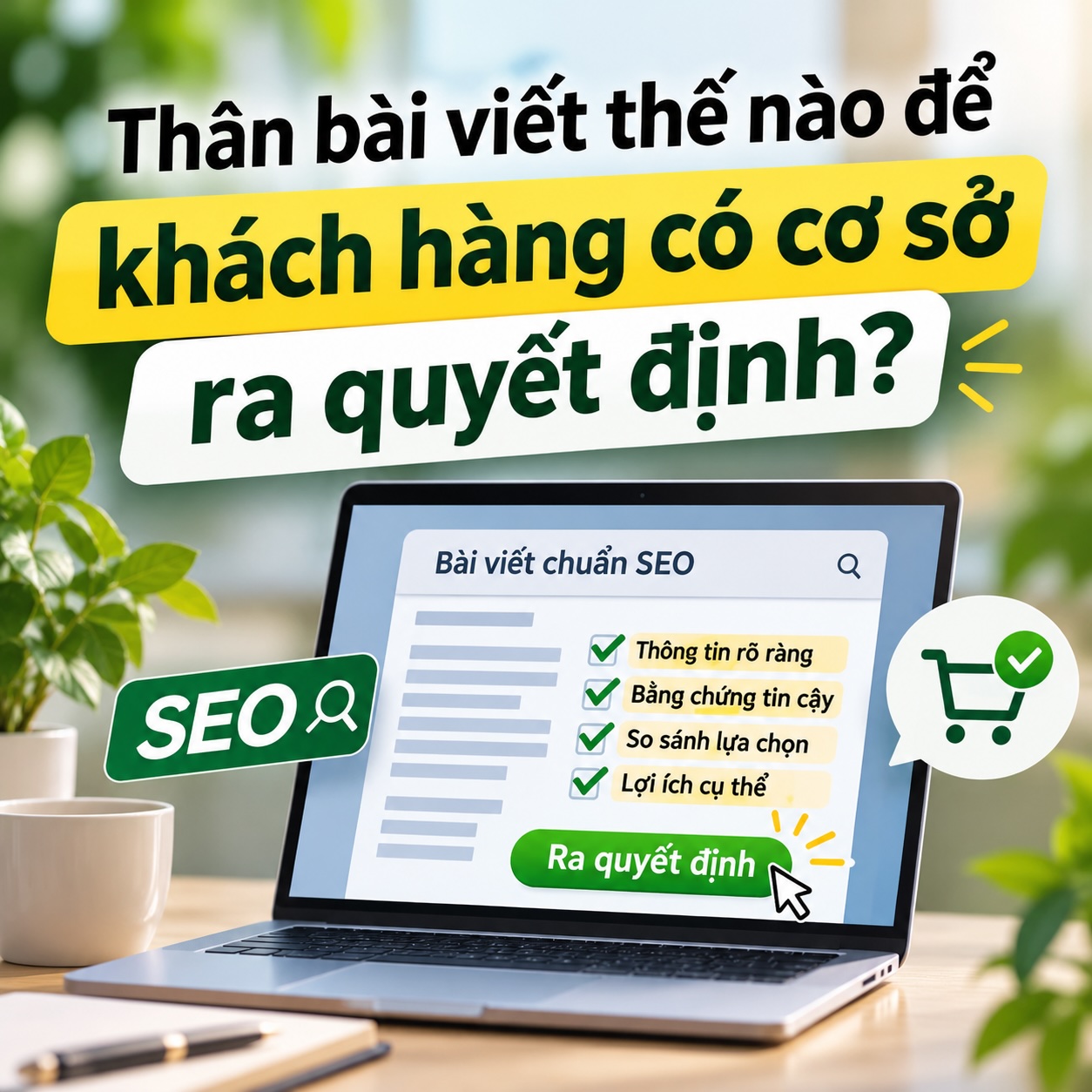 SEO Article Helps Customers Decide