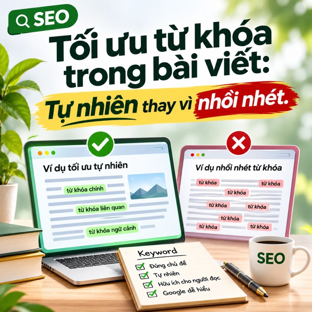Tối ưu từ khóa tự nhiên, không nhồi nhét
