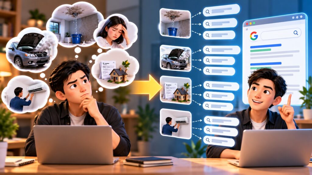 Từ Vấn Đề Đến Từ Khóa Tìm Kiếm