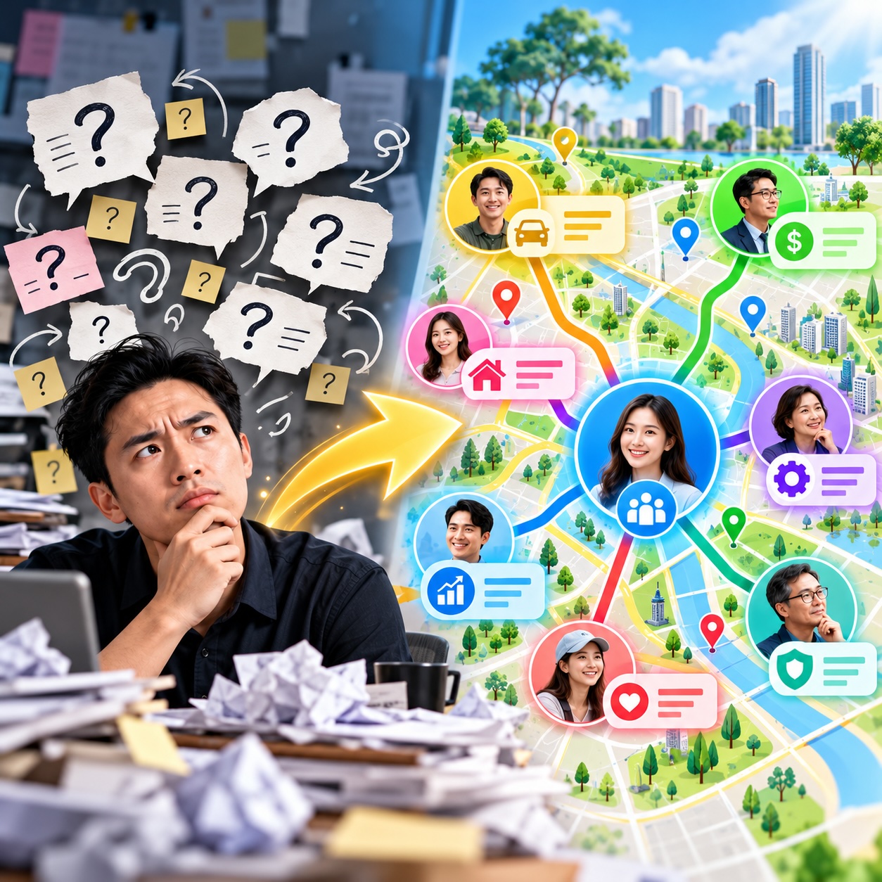 Từ hỗn loạn đến bản đồ nhu cầu khách hàng