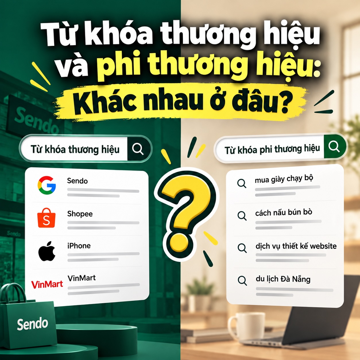 Từ khóa thương hiệu hay phi thương hiệu